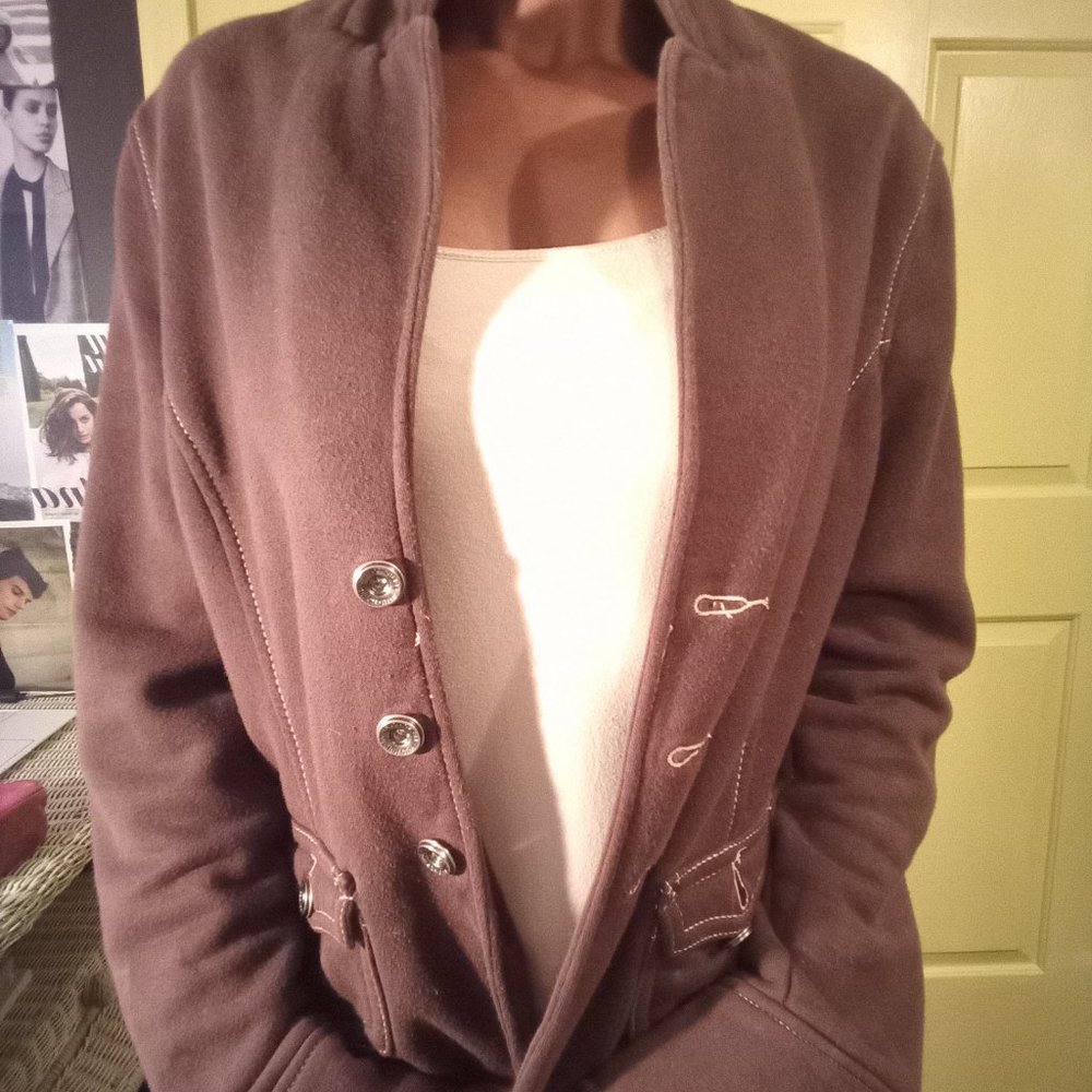 FRENCH CUFF button -down coat